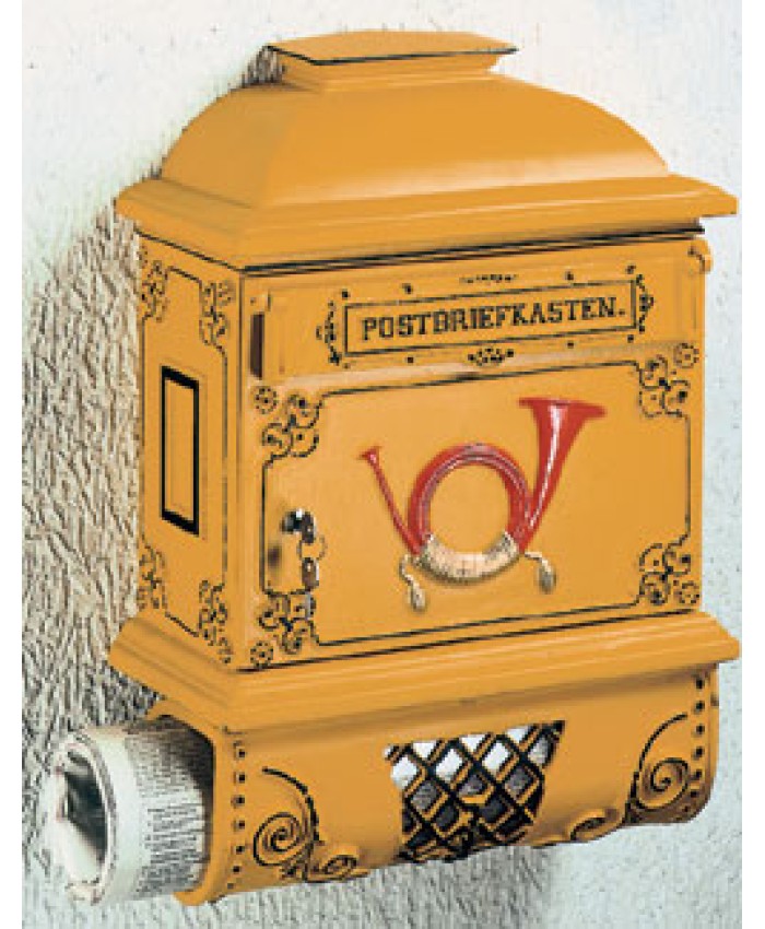 Dahlhaus 1524BZ Hand Painted Wall Mounted Mailbox