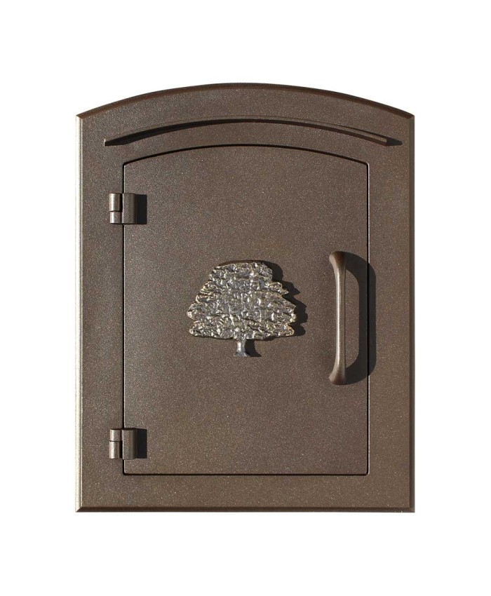 Qualarc Manchester Oak Tree Design Column Mailbox