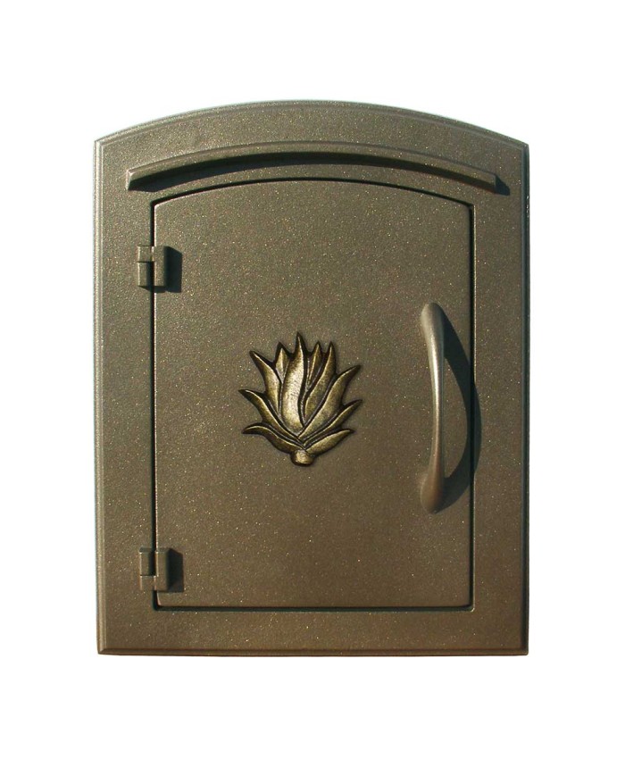 Qualarc Manchester Agave Design Column Mailbox