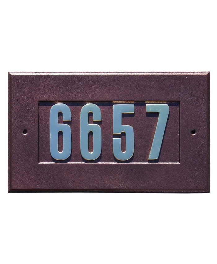 Manchester Address Plate