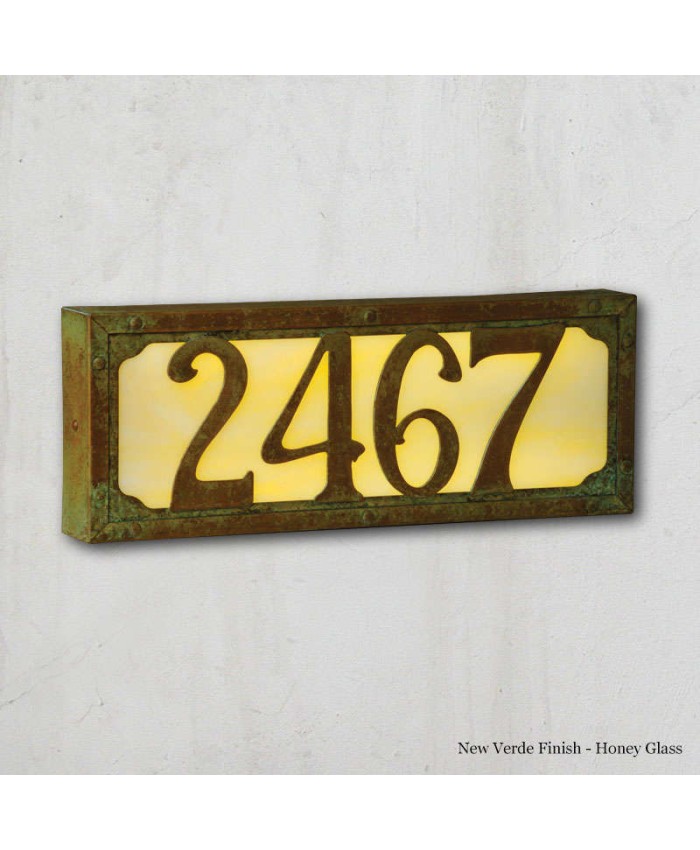 Medium Willowglen Dr. Illuminated House Numbers - AFL11