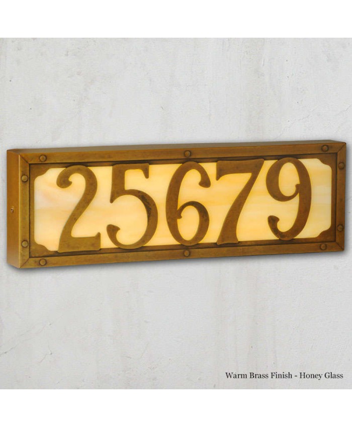 Large Willowglen Dr. Illuminated House Number - AFL12