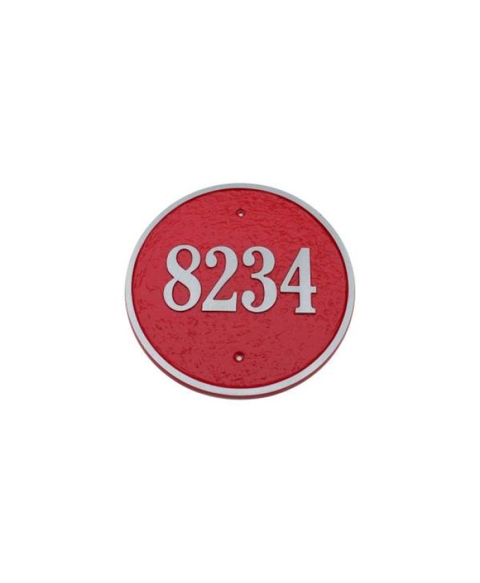 Majestic Elite Series Circle Address Plaque Aluminum