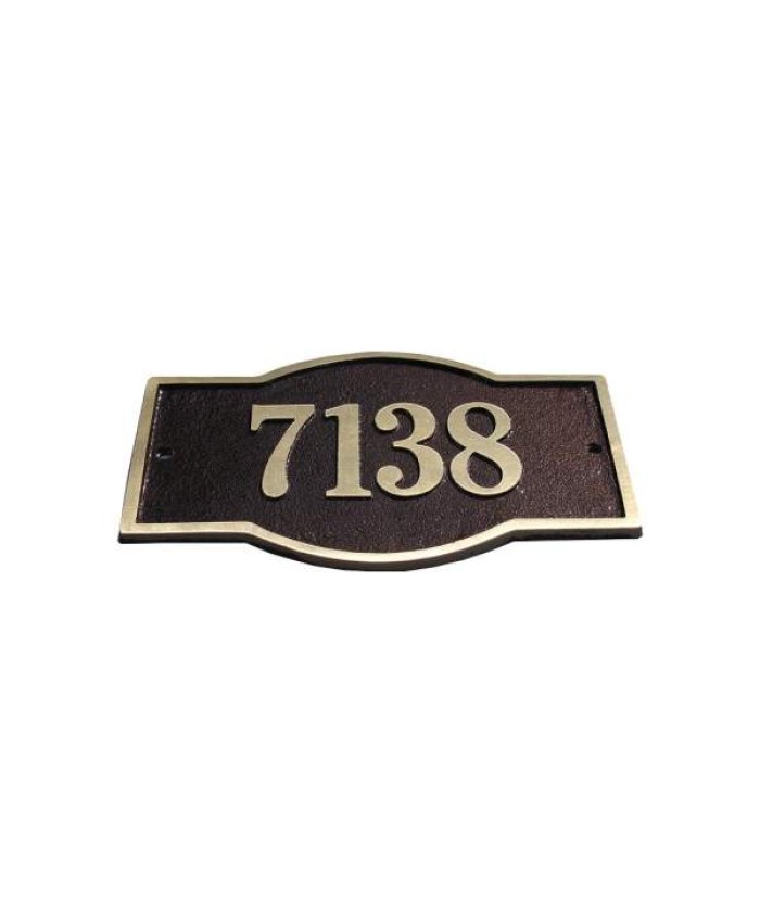Elite Series Harmony Address Plaque Solid Brass