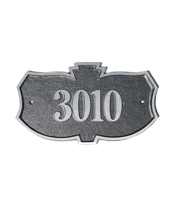 Elite Series Kozak Address Plaque Aluminum