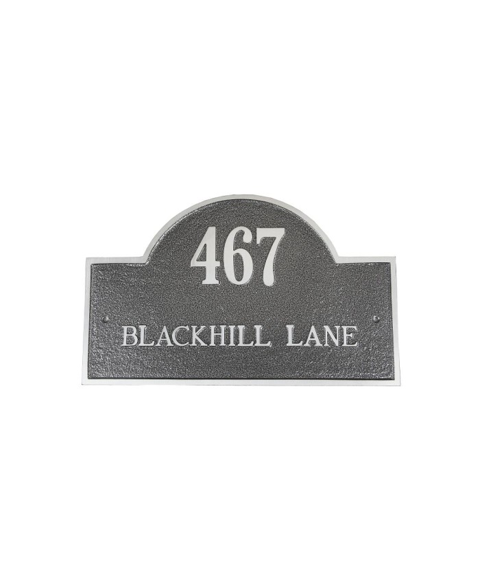 Majestic Elite Series Arch Marker Address Plaque Aluminum