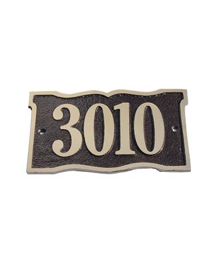Elite Series Prairie Dupont Address Plaque Aluminum