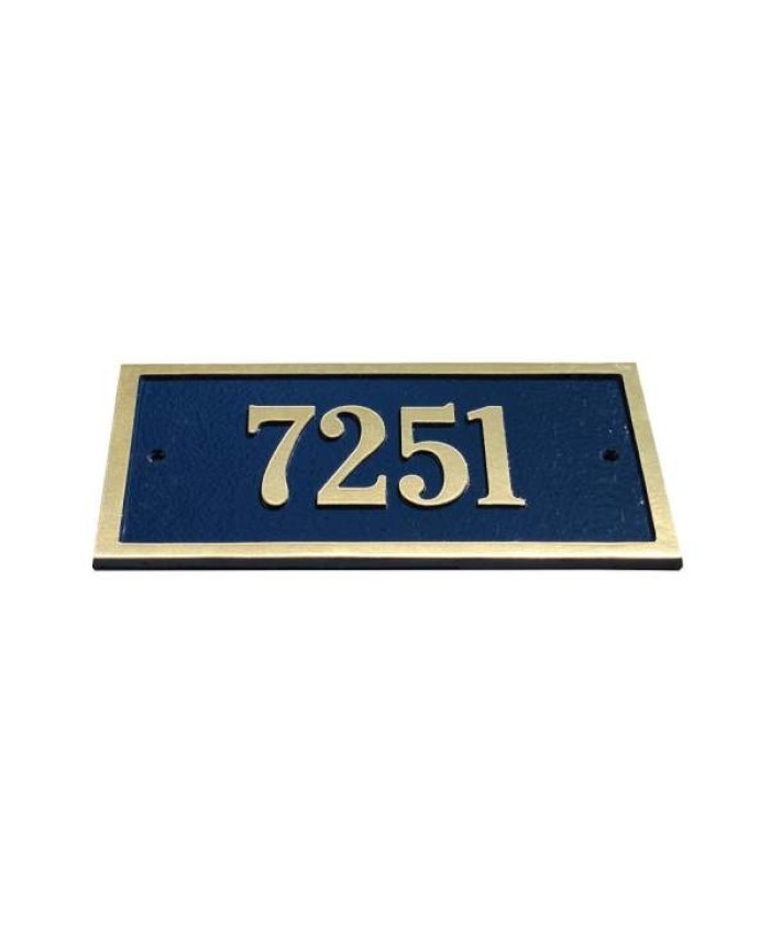 Elite Series St. Hurbert Address Plaque Solid Brass