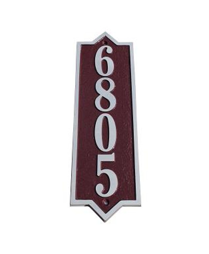 Majestic Elite Series Vertical Address Plaque Aluminum