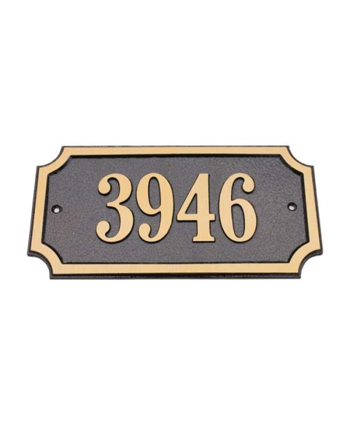 Majestic Elite Series Chamford Address Plaque Solid Brass