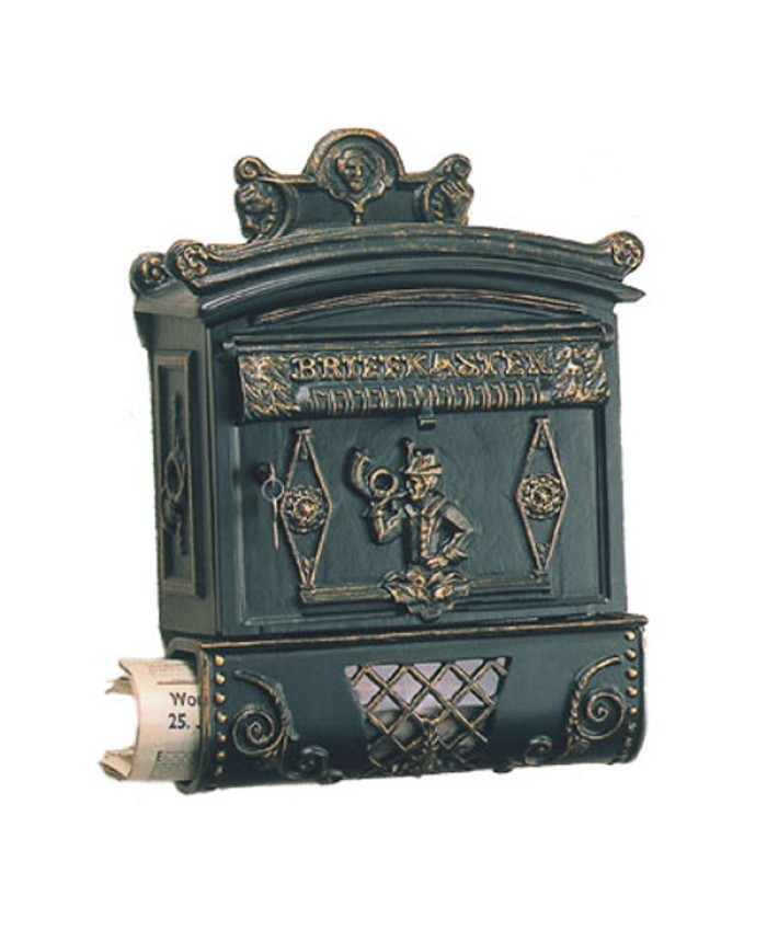 Dahlhaus 1525A Wall Mailbox with Newspaper Holder