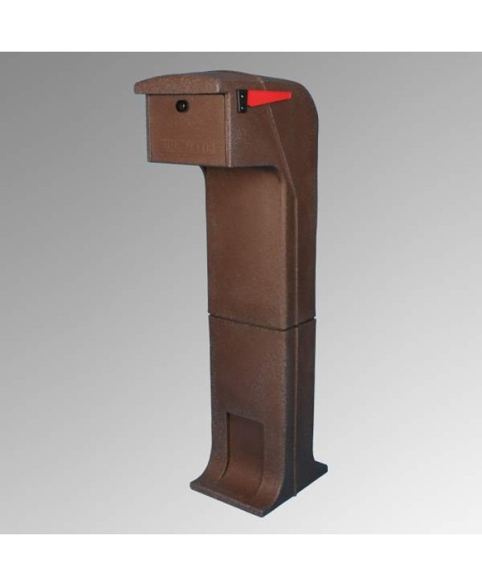 Mail Gator Theft Resistant Mailbox Brown
