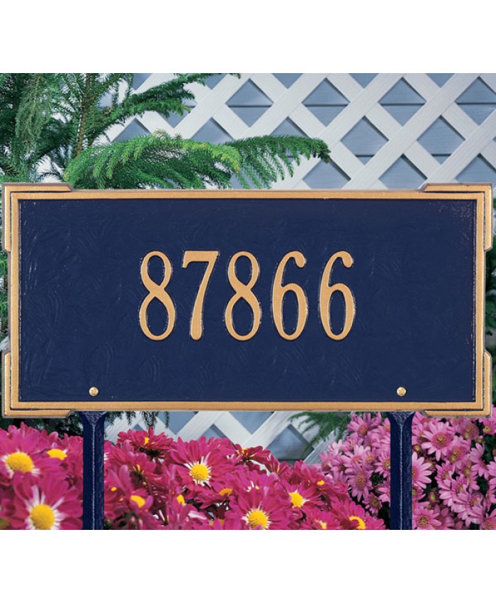 Roanoke One Line Standard Lawn Plaque
