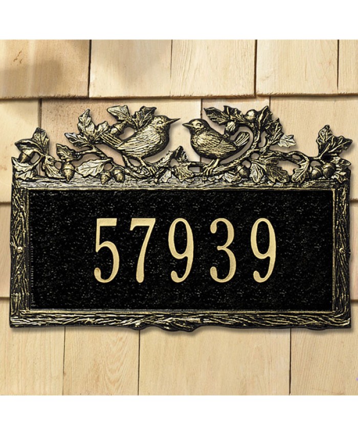 Woodland Wren One Line Standard Wall Plaque