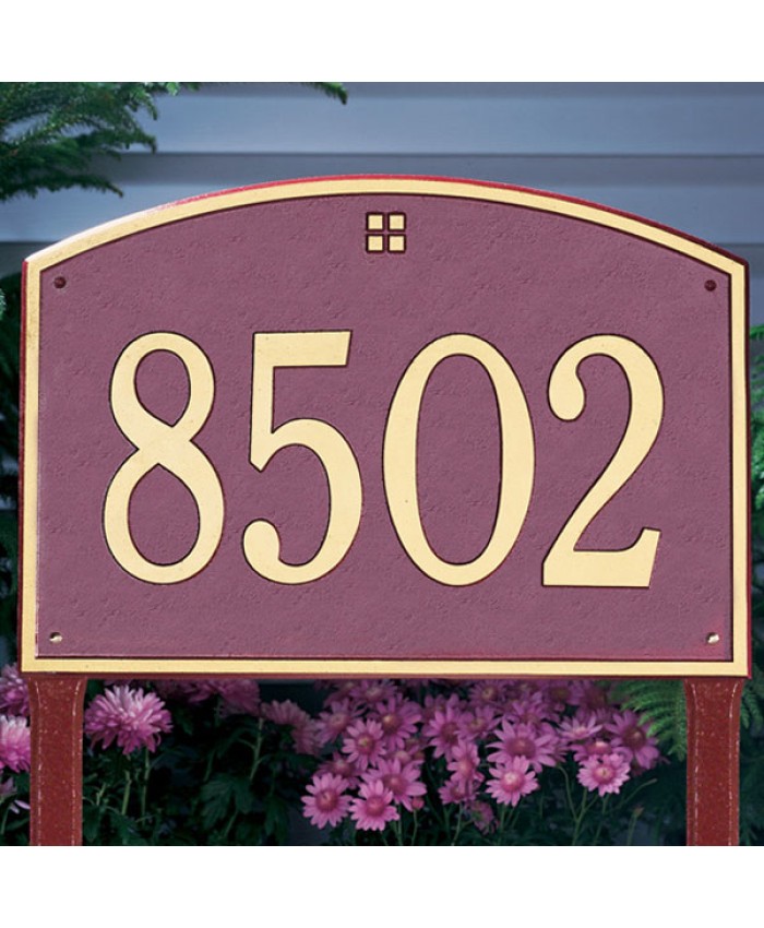 Cape Charles One Line Estate Lawn Plaque
