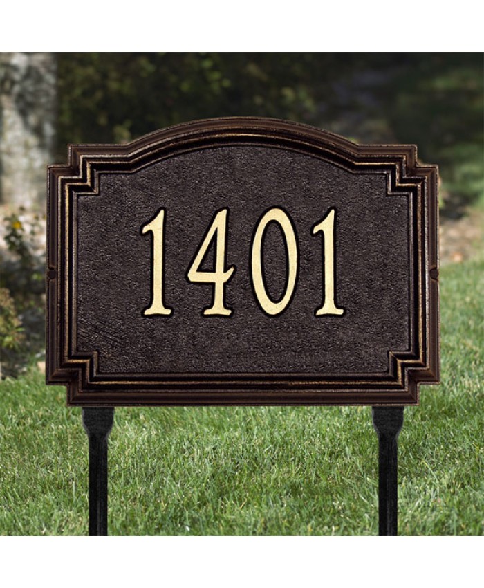 Williamsburg Standard One Line Lawn Plaque