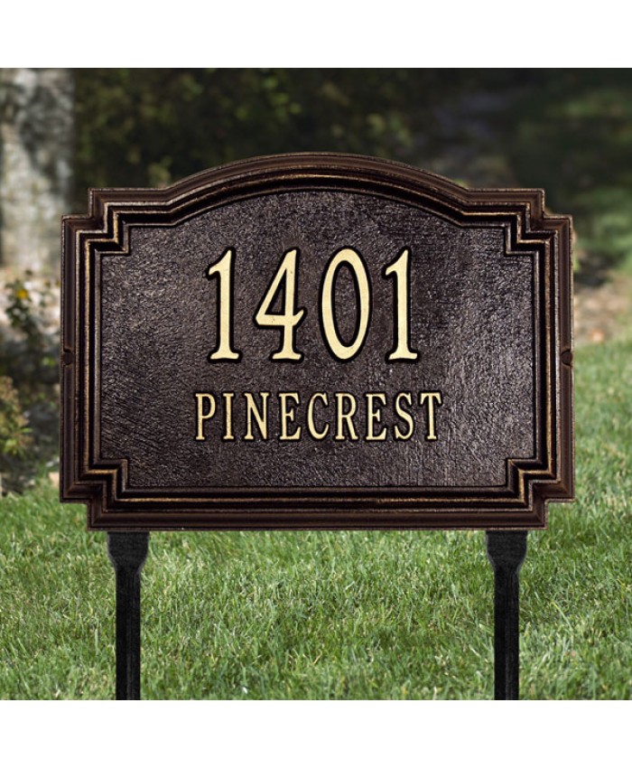Williamsburg Standard Two Line Lawn Plaque